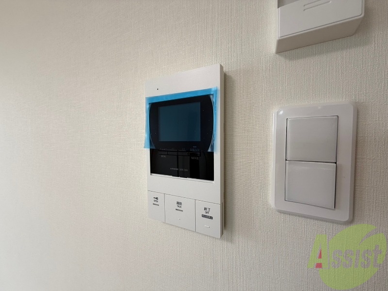 セキュリティ　インターホンで来客確認ができます。安心ですね。