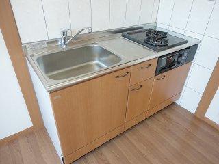 キッチン　2口ガスコンロ