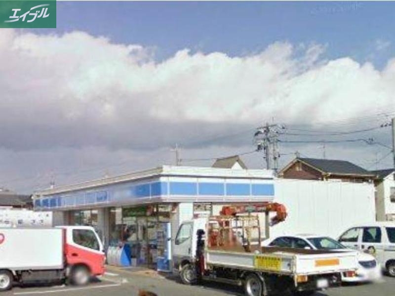 コンビニ　ローソン岡山洲崎店（コンビニ）まで500m