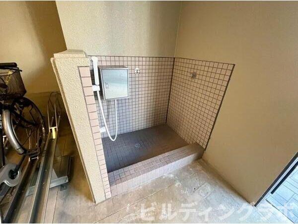 庭　ペット足洗い場