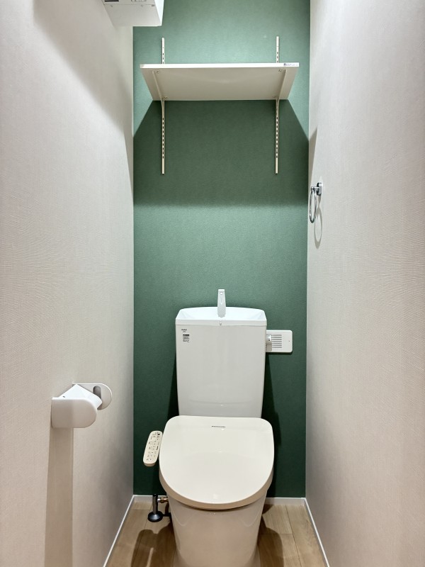 トイレ　ゆったりとした空間のトイレです