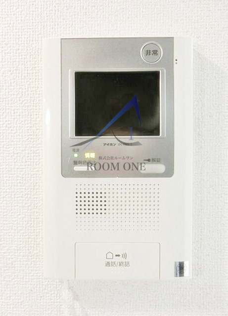 セキュリティ　モニター付きインターホンです。