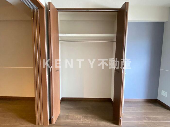 収納　たっぷりとした収納スペースです