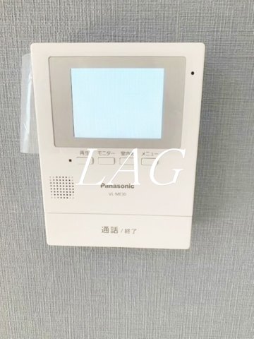 セキュリティ　モニター付きインターフォンです。