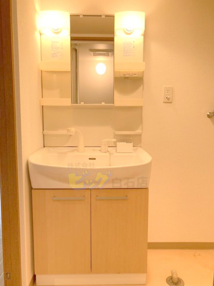 洗面設備　シャンプードレッサー付きです♪