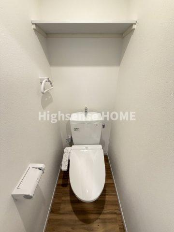 トイレ　ゆったりとした空間のトイレです