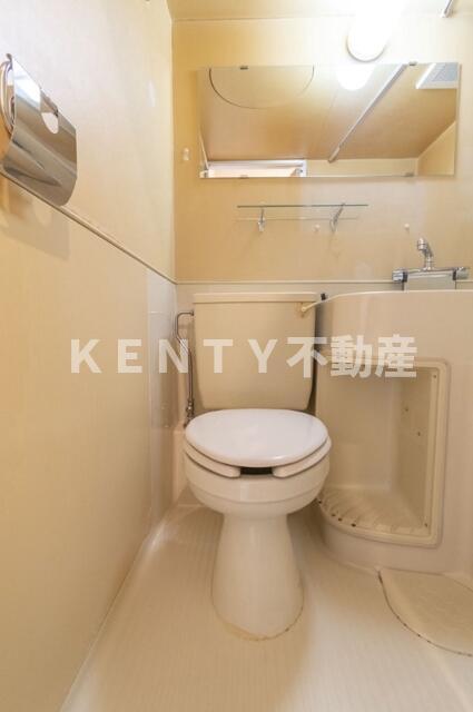 トイレ　ゆったりとした空間のトイレです