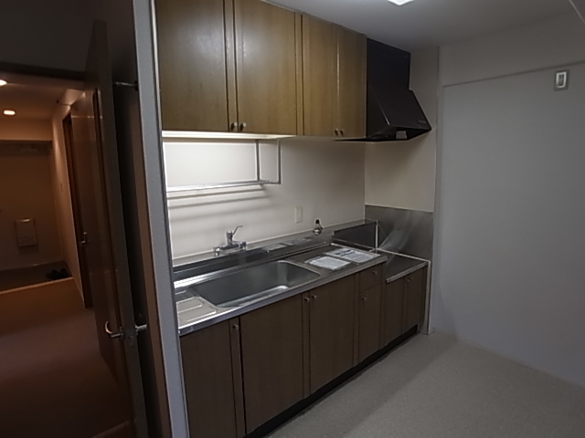 キッチン　ガスコンロ設置可