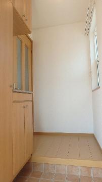 玄関　大きな下駄箱がある玄関♪