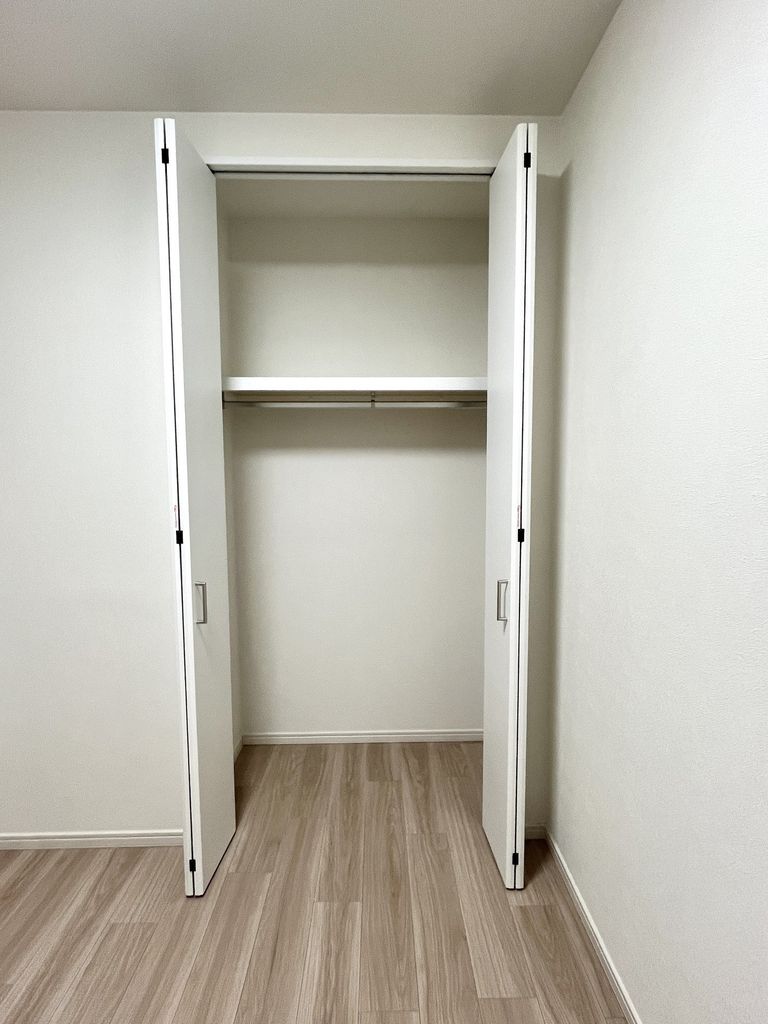 収納　たっぷりとした収納スペースです