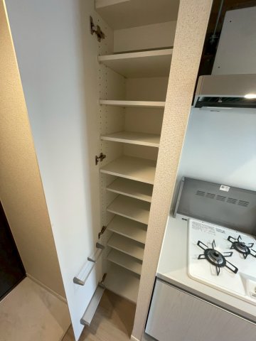 収納　ちょっとした収納スペースも充実しています