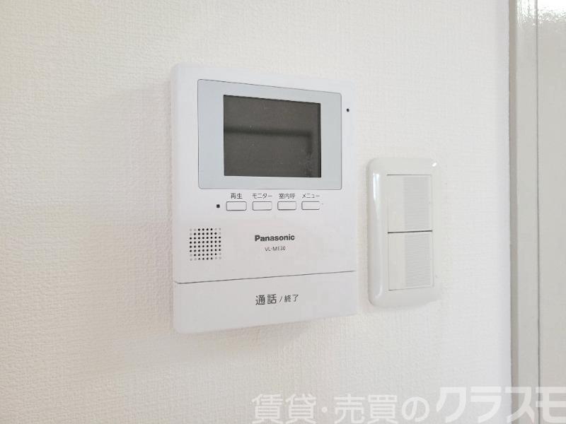 セキュリティ　来訪者が確認できるモニターホン♪