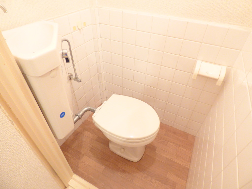 トイレ　広々トイレは安心ですね!