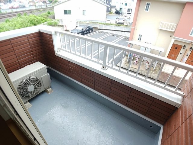バルコニー　日当り良好です。