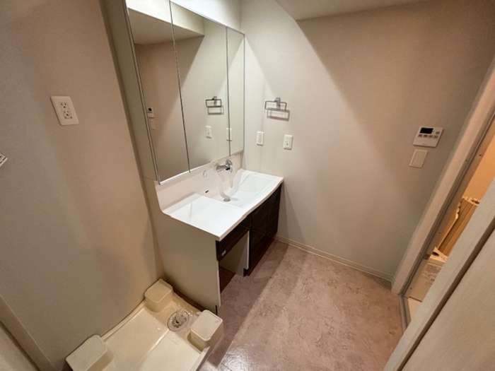 洗面設備　同マンション別部屋：参考写真