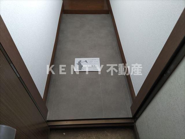 玄関　明るい玄関です
