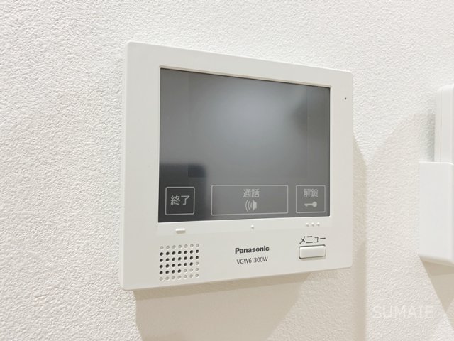 セキュリティ　モニター付きインターホンで安心！
