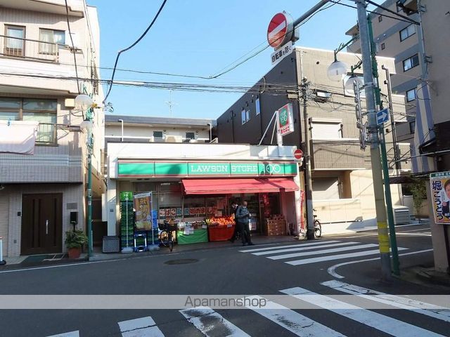 コンビニ　ローソンストア１００（コンビニ）まで495m