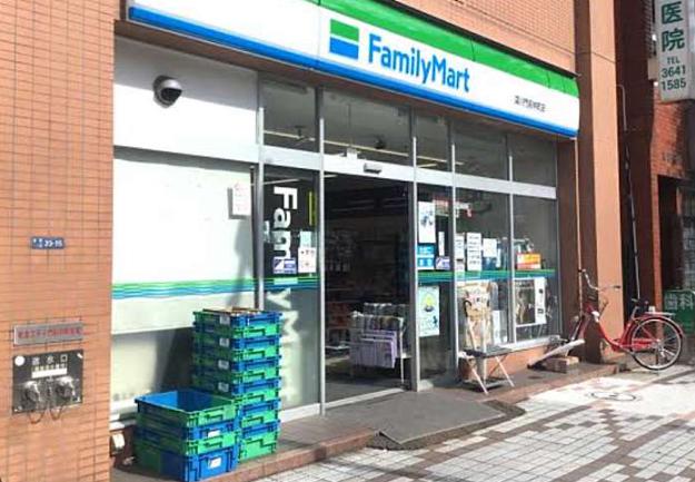 コンビニ　ファミリーマート 深川門前仲町店（コンビニ）まで100m