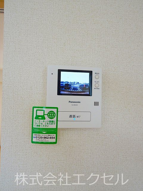 セキュリティ　モニタ付インターホンです。