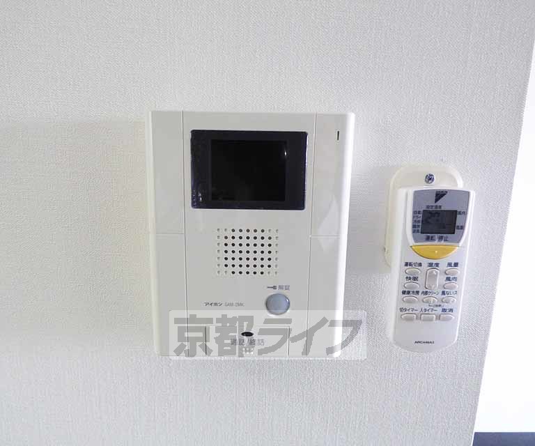 セキュリティ　来客も安心です。