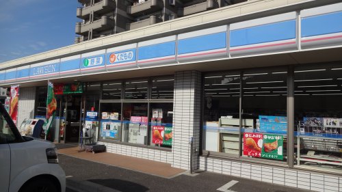 コンビニ　ローソン 岡崎美合店（コンビニ）まで877m