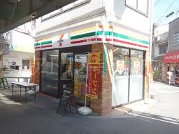 コンビニ　セブンイレブン 寺田町駅南口店（コンビニ）まで588m