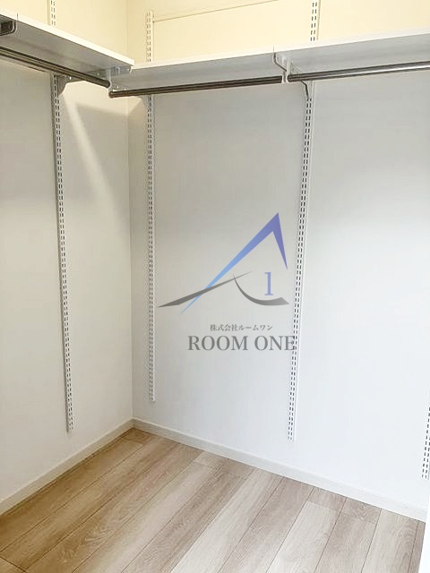 収納　ウォークインクローゼットです。