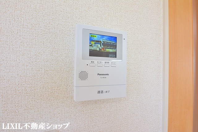 セキュリティ　モニター付インターホンです。