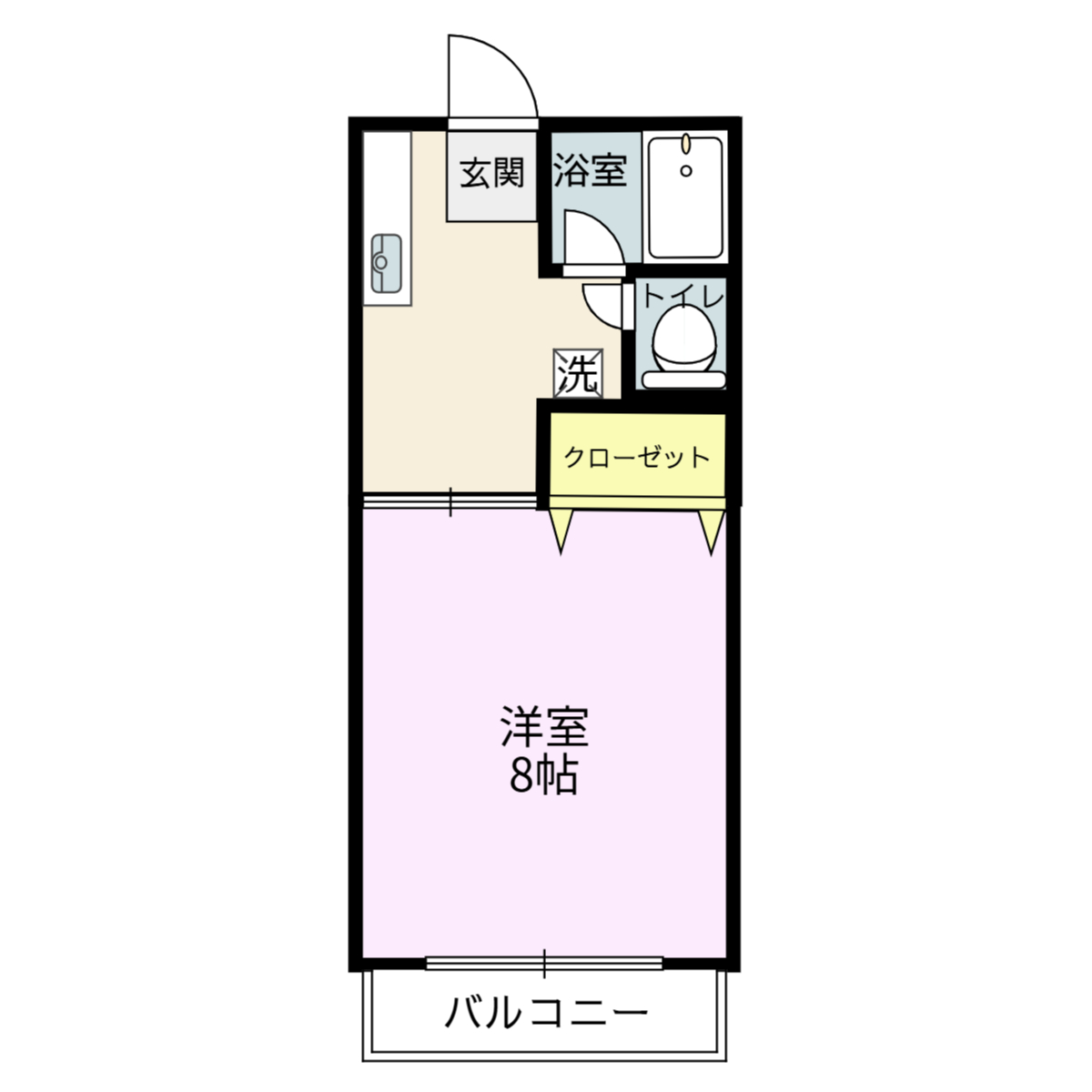 光ヶ丘コーポIIの間取り写真