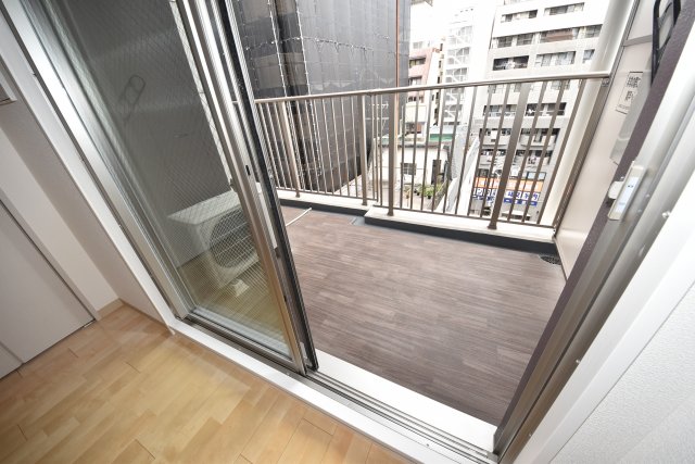 バルコニー　階数によって景色が違います