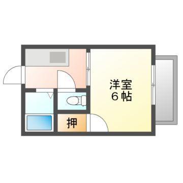 ハイツもみじの間取り写真