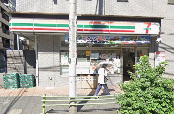コンビニ　セブンイレブン築地7丁目店（コンビニ）まで81m