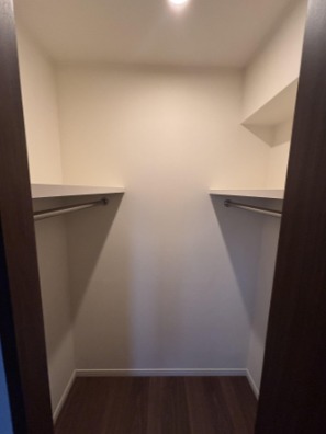 収納　収納力抜群のクローゼットです