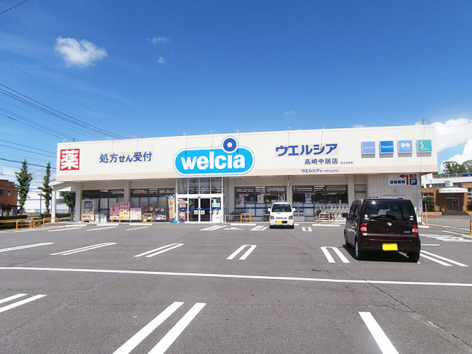 ドラックストア　ウエルシア高崎中居店（ドラッグストア）まで960m