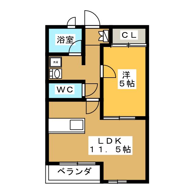 フレシールIの間取り写真