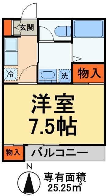 ルソレイユ2の間取り写真