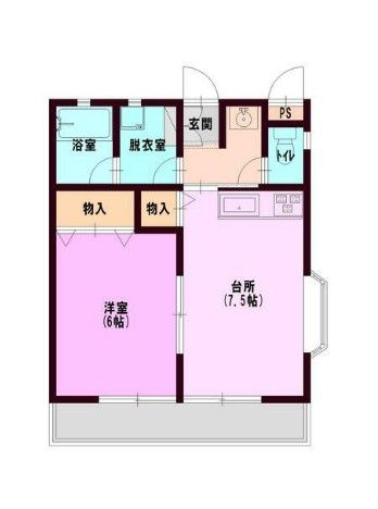 京成本線 青砥駅 徒歩7分 2階建 築25年の間取り写真