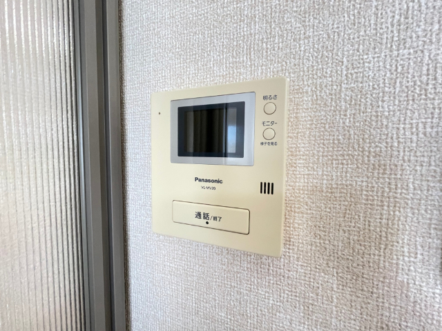 セキュリティ　モニター付きインターホンです