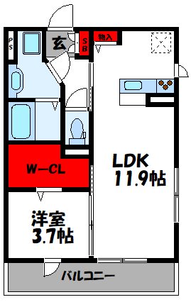 ＪＲ香椎線 須恵駅 徒歩27分 3階建 築10年の間取り写真