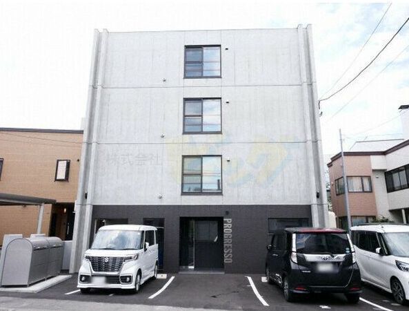 建物外観　エアコン完備の人気のデザイナーズマンションです♪
