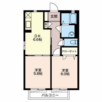 シンフォニアの間取り写真
