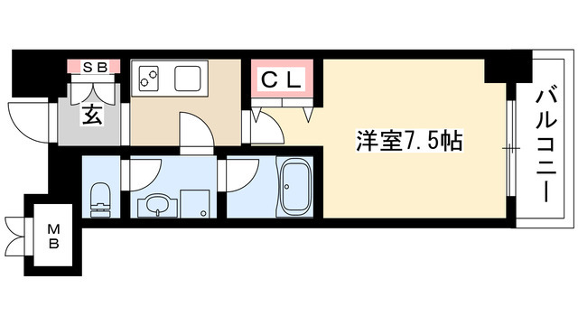 meLiV鶴舞の間取り写真