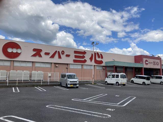 スーパー　スーパー三心（スーパー）まで880m