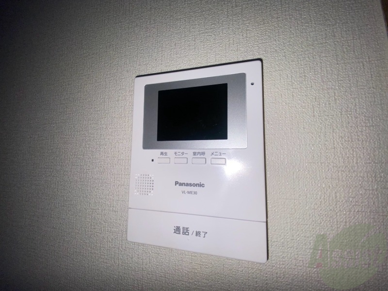 セキュリティ　来客時にはこちらのチャイムがなるのですぐにわかりますね！