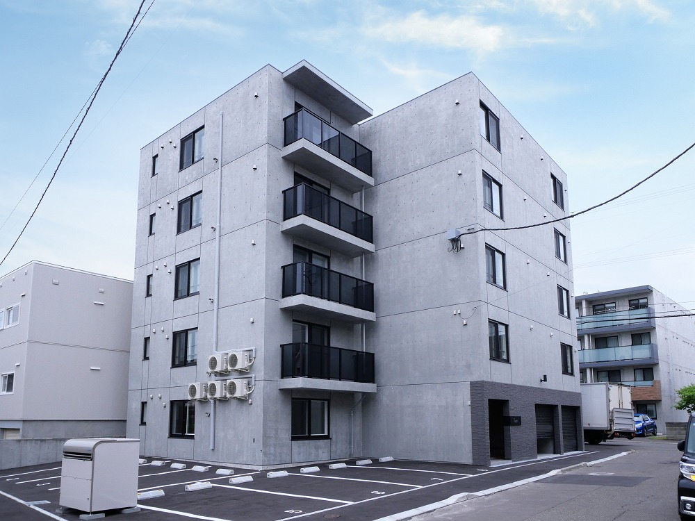 建物外観　☆物件名【Ｌｃｒｅａｔｅ新さっぽろ】とお伝えください！