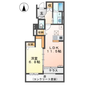 ベルトーネの間取り写真