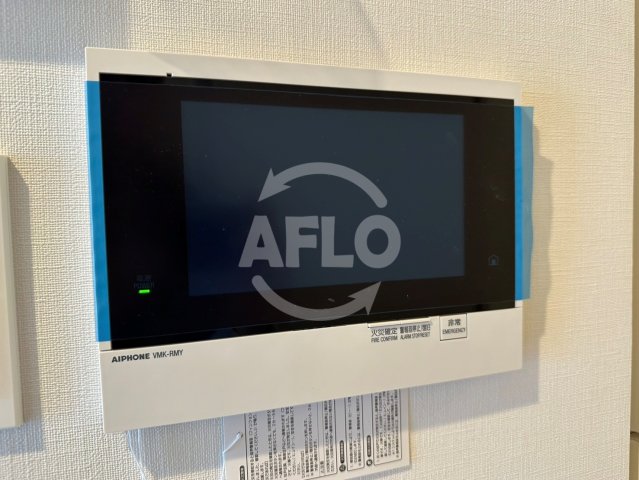 セキュリティ　ザ・パークハビオ谷町六丁目クロス　TV付きモニターホン