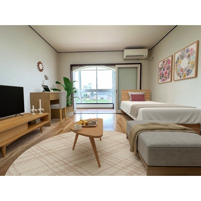 居室・リビング　イメージです。家具家電は付きません。