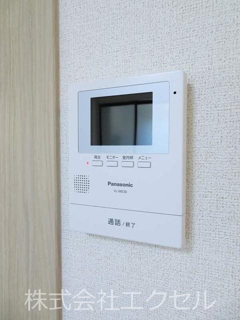セキュリティ　来訪者の姿を確認できます。